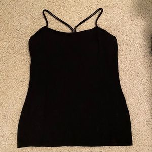 Lululemon Black Power Y Tank